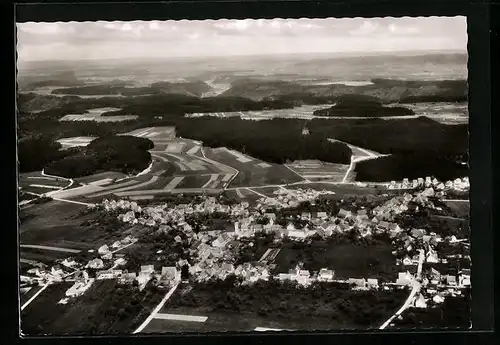 AK Marschalkenzimmern im Schwarzwald, Totalansicht vom Flugzeug aus