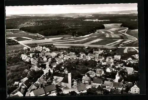 AK Marschalkenzimmern im Schwarzwald, Gesamtansicht vom Flugzeug aus