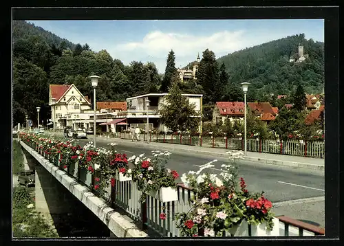 AK Bad Liebenzell /Schwarzwald, Partie an der Nagold