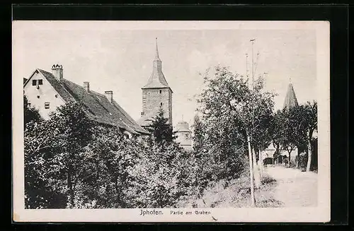 AK Iphofen, Partie am Graben