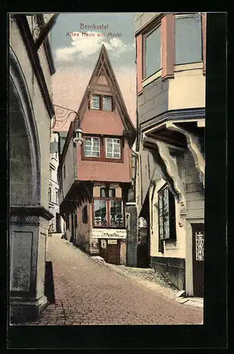 AK Bernkastel, Altes Haus am Markt