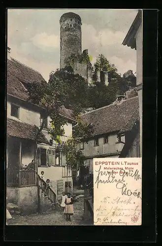 AK Eppstein i. Taunus, Motiv an der Burg