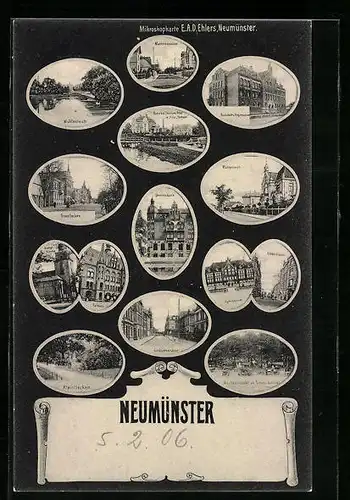 AK Neumünster, Vereinsbank, Marienstrasse, Schützenstrasse