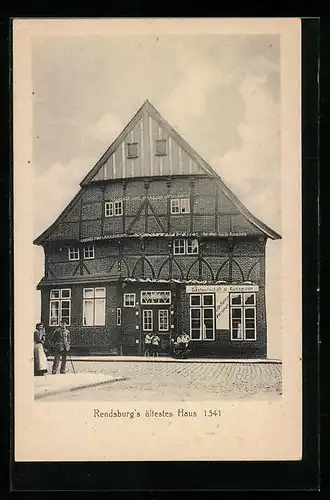 AK Rendsburg, Gasthaus z. Ausspann