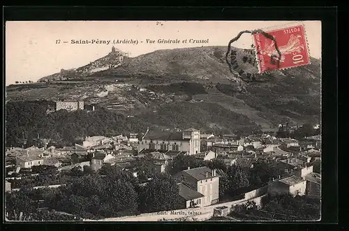 AK Saint-Péray, Vue Générale et Crussol