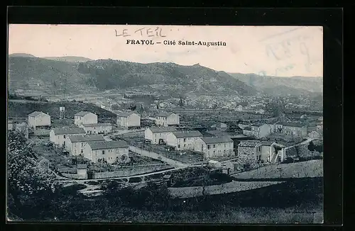 AK Le Teil, Frayol, Cité Saint-Augustin