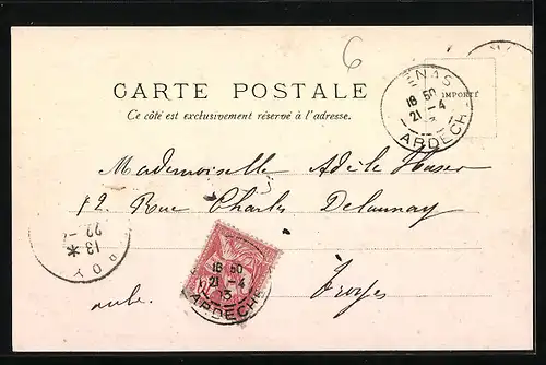 AK Villeneuve-de-Berg, Vue Générale