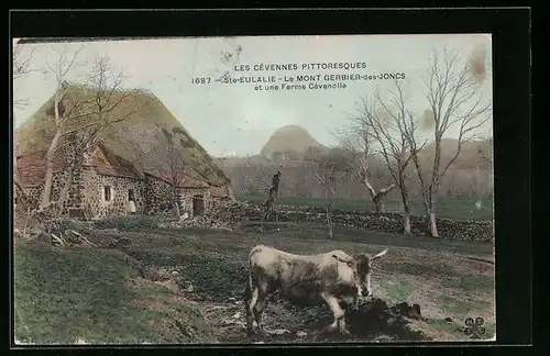AK Ste-Eulalie, le Mont Gerbier-des-Joncs et une Ferme Cevenolle