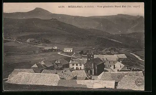 AK Mézilhac, Vue générale Nord Est