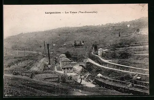 AK Largentière, Les Usines, Vue d'ensemble