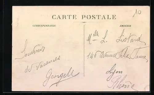 AK Saint-Martin-de-Valamas, Vue Générale, Quartier de la Gare