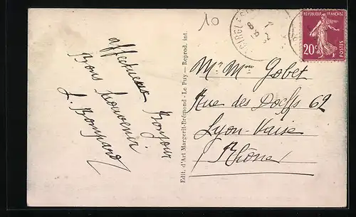 AK St-Cirgues-en-Montagne, Vue générale Sud-Est