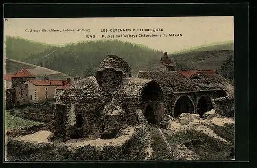 AK Mazan, Ruines de l'Abbaye Cistercienne