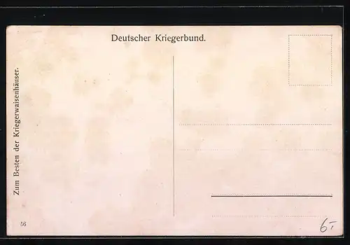 Künstler-AK Torpedoboot S 167, das Kriegsschiff in voller Fahrt, Zum Besten der Kriegerwaisenhäuser