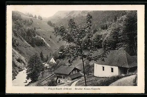 AK Flüeli-Ranft, die Bruder Klaus-Kapelle