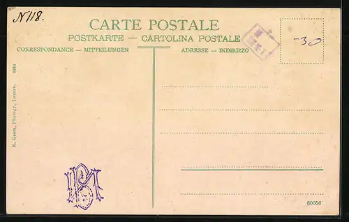 AK Goeschenen, Tunneleinfahrt der Gotthardbahn