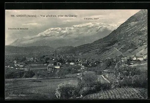 AK Gruet, Vue generale, prise du Chanay