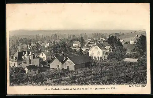 AK Saint-Genix-d`Aoste, Quartier des Villas