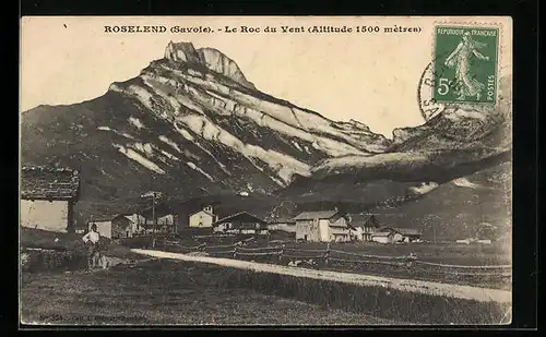 AK Roselend, Le Roc du Vent