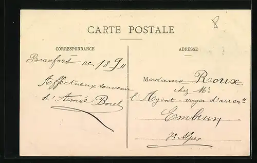 AK Roselend, Le Roc du vent