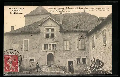 AK Rochefort, Le Chateau, facade