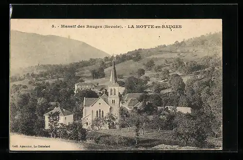 AK La Motte-en-Bauges, Massif des Bauges, L`Eglise