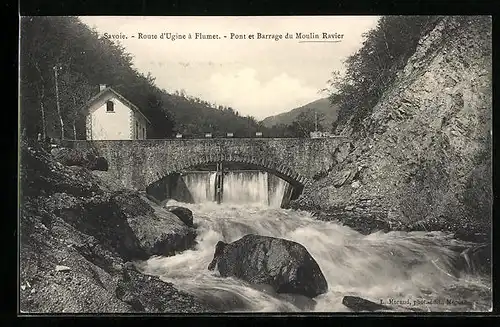 AK Ravier, Pont et Barrage du Moulin