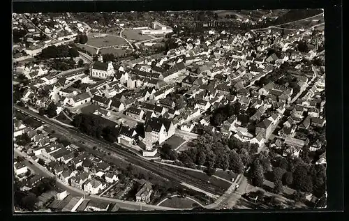 AK Neckarsulm, Fliegeraufnahme der gesamten Stadt