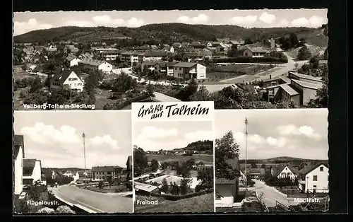 AK Talheim, Blick auf die Vellberg-Talheim-Siedlung, Flügelaustrasse, Martinstrasse