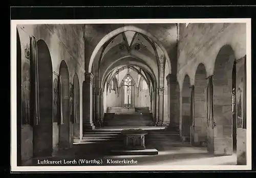 AK Lorch in Württbg., Inneres der Klosterkirche