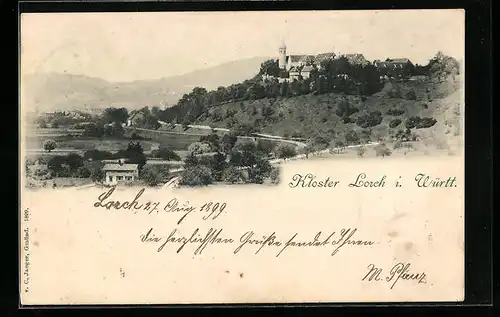 AK Lorch i. Württ., Blick auf das Kloster