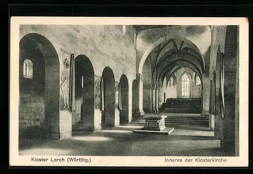 AK Lorch in Württemberg, Kloster, Inneres der Klosterkirche