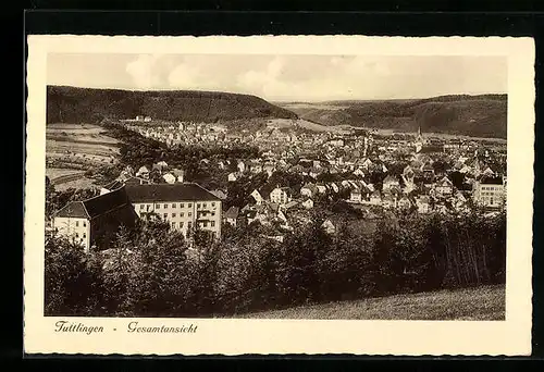 AK Tuttlingen, Gesamtansicht der Stadt