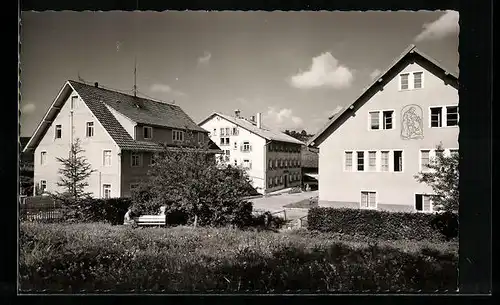 AK Hasenweiler über Ravensburg, am Kurhaus Zieglerstift - Haslachmühle