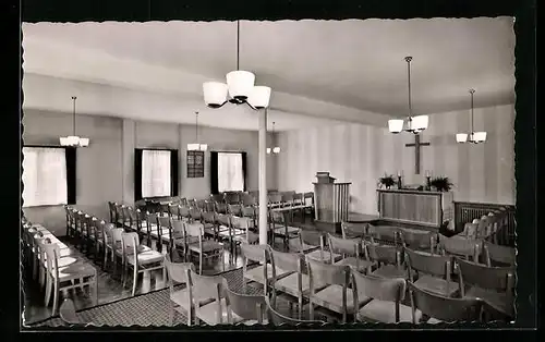 AK Leonberg, im Evgl. Altenheim, in der Kapelle