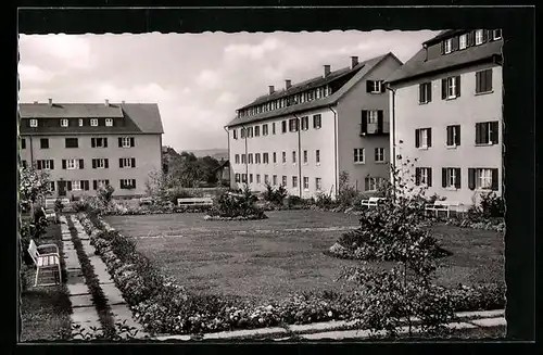 AK Leonberg, Anlagen am Evangel. Altenheim in der Seestrasse