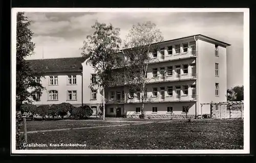 AK Crailsheim a. Jagst, Partie am Kreiskrankenhaus