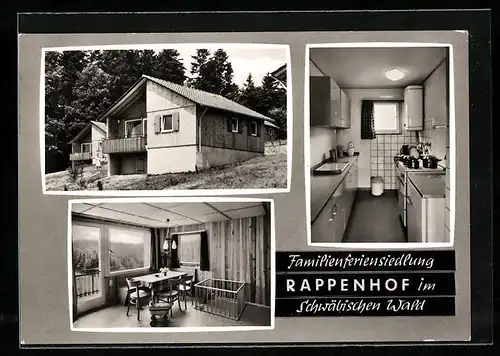 AK Gschwend, Erholungsheim Rappenhof, Familienferiensiedlung der Diakonenanstalt Karlshöhe, in der Küche
