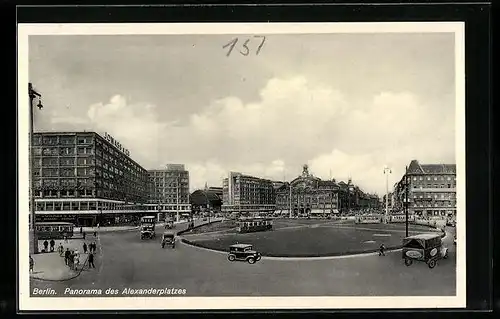 AK Berlin, Panorama des Alexanderplatzes