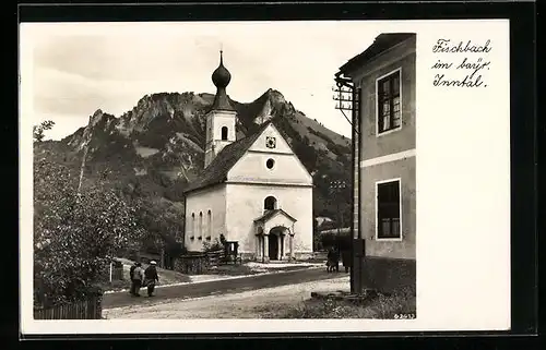 AK Fischbach / bayr. Inntal, an der Kirche