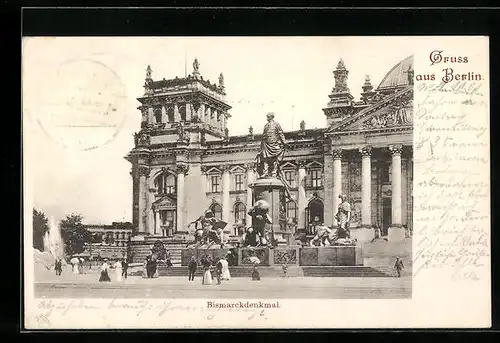 AK Berlin, Bismarckdenkmal