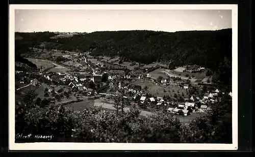 AK Glatt (Hohenzollern), Totalansicht aus der Vogelschau