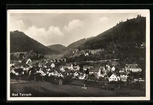 AK Bad Teinach, Gesamtansicht aus der Vogelschau