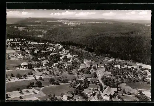 AK Monakam bei Calw, Totalansicht aus der Luft