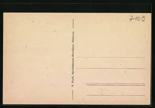 AK Schöntal a. d. Jagst, Teilansicht mit Kirche