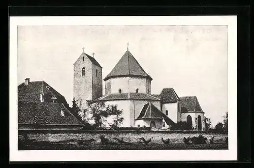 AK Ottmarsheim, Befestigte Kirche aus dem XI. Jahrhundert