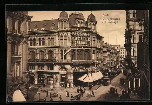 AK Berlin, Friedrichstrasse mit Passage