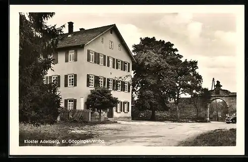 AK Kloster Adelberg Kr. Göppingen /Württ., Gasthaus u. Pension zum Rössle