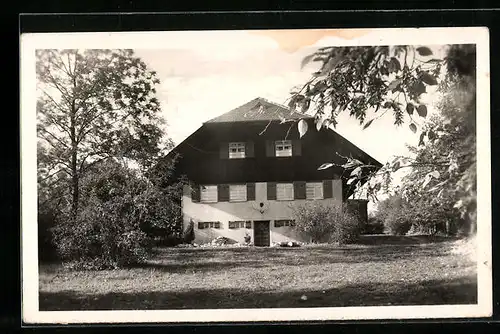 AK Schlat bei Göppingen, Wasserberghaus des Schwäb. Albvereins