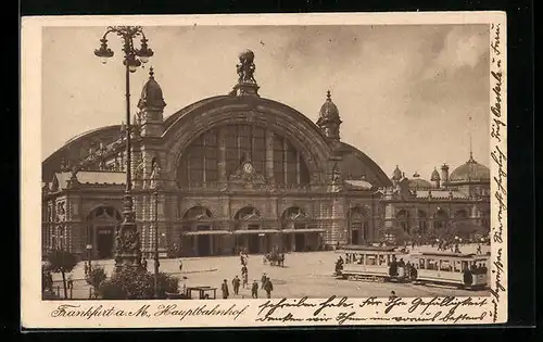 AK Frankfurt a. M., Hauptbahnhof